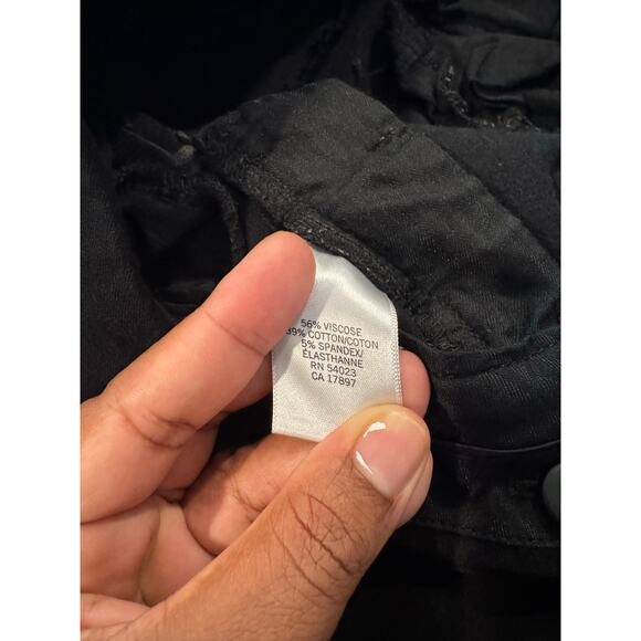 Banana Republic Ryan Fit Women’s Black Dress Pants Size 10 Stretch Work Career - Picture 4 of 6